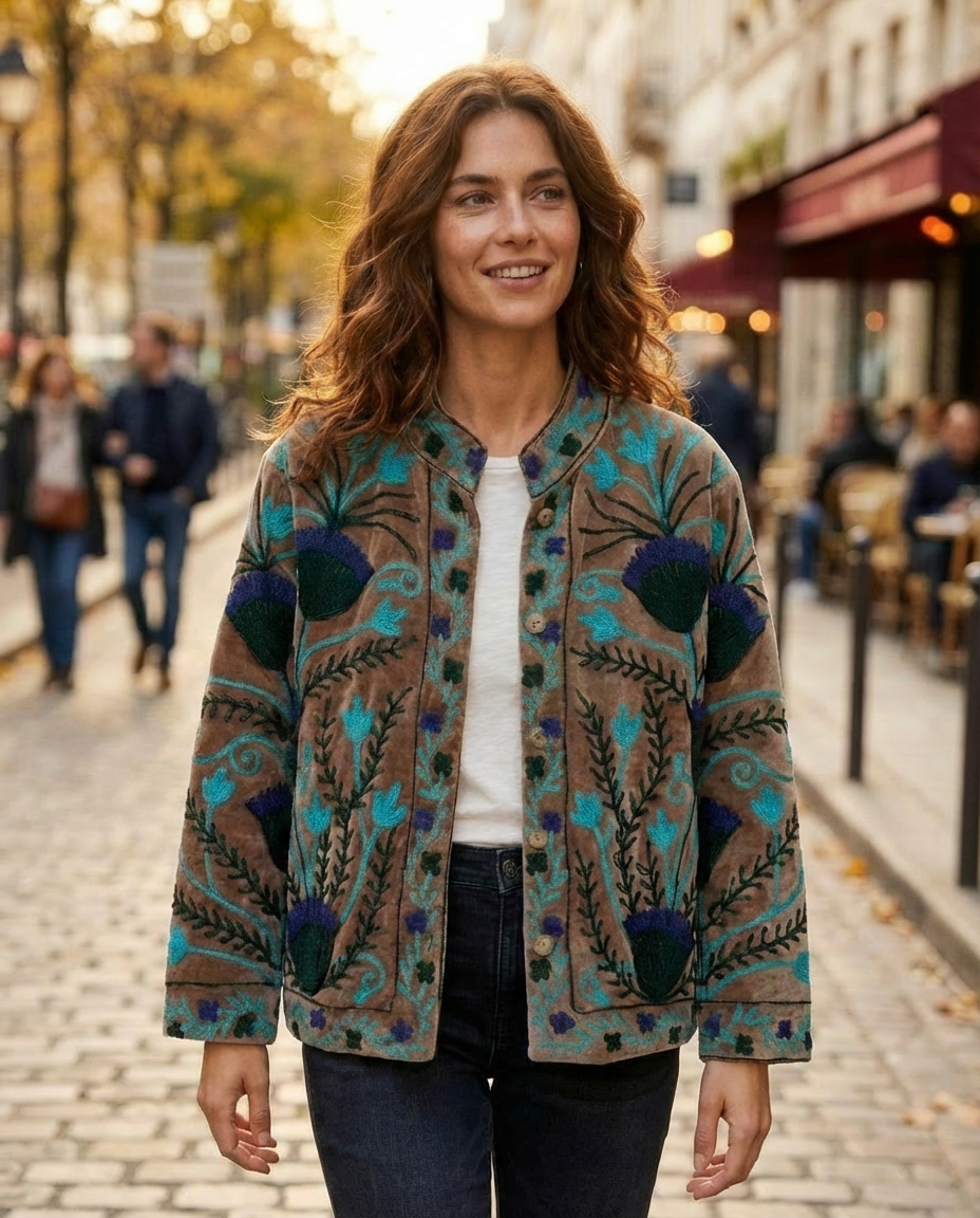 Veste Maru Marron Clair