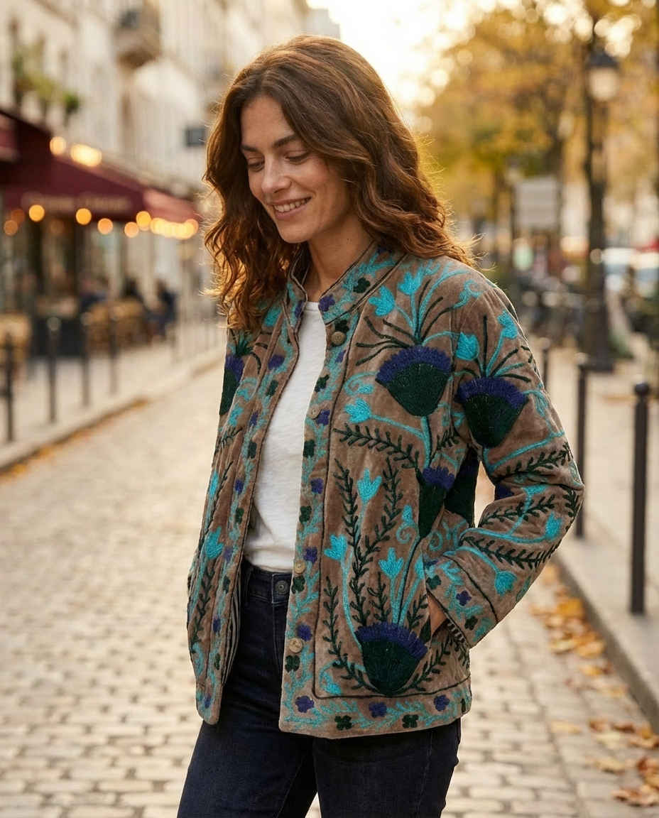 Veste Maru Marron Clair