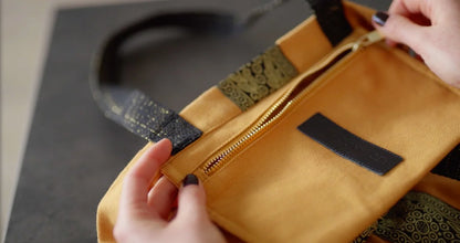 Sac Cabas Jaune Moutarde