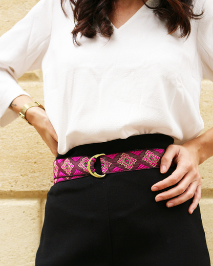 Ceinture Fine - Rose