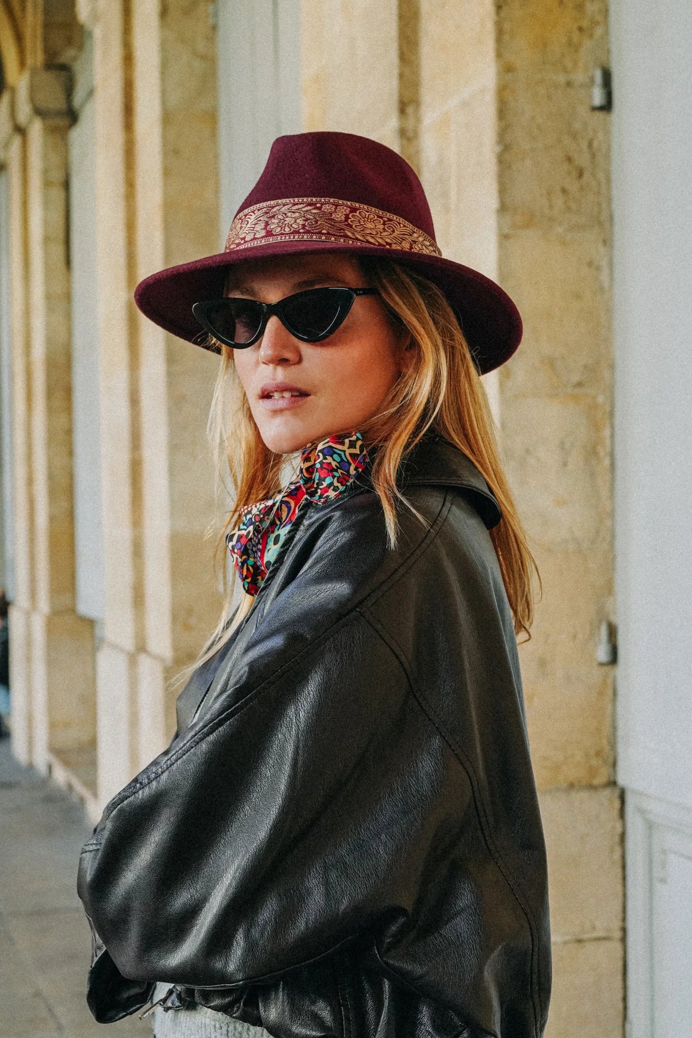 Chapeau Aldo Bordeaux