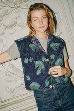 Gilet Réversible Bleu Bandana