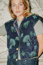 Gilet Réversible Bleu Bandana