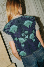 Gilet Réversible Bleu Bandana