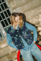 Gilet Réversible Bleu Bandana