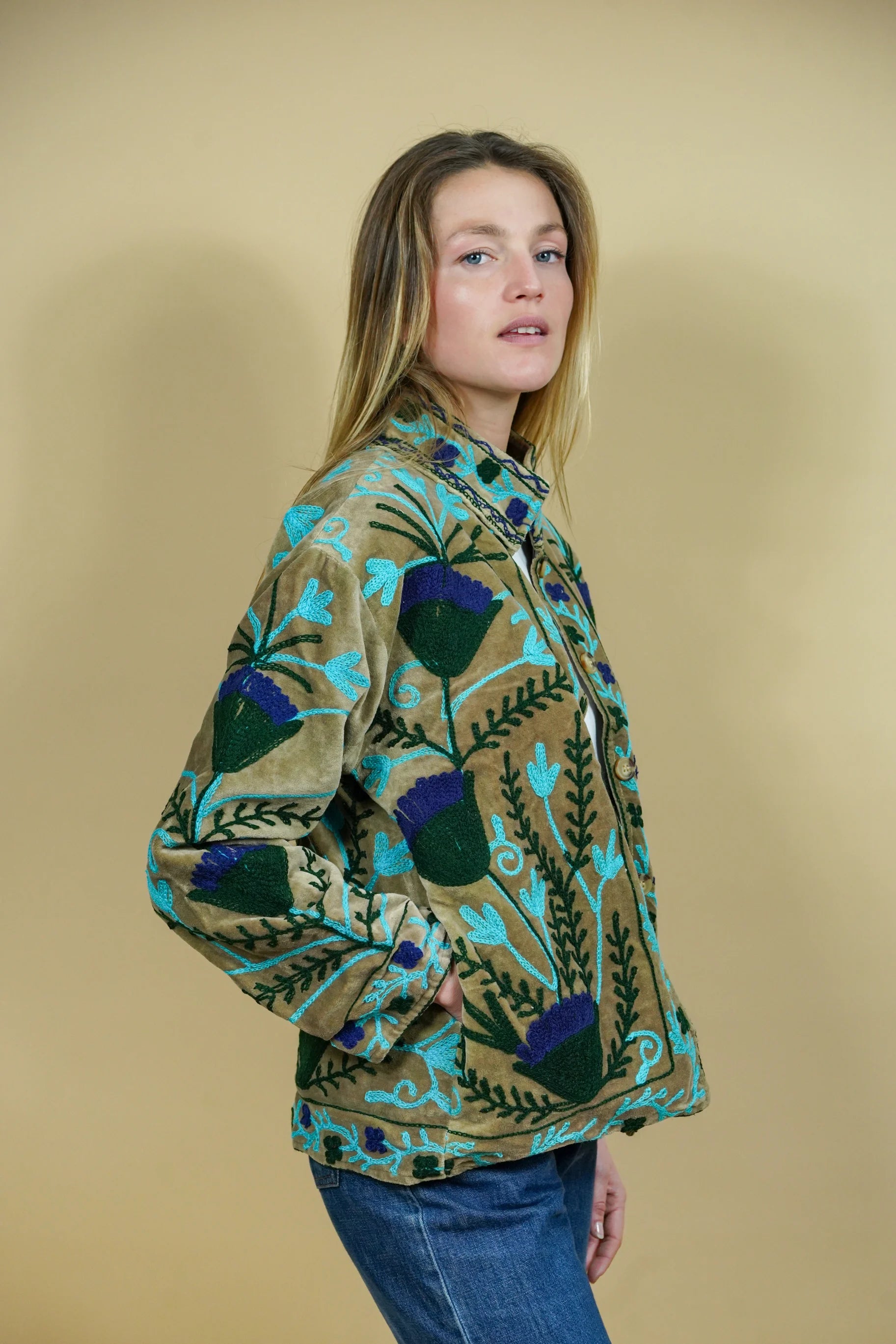 Veste Maru Marron Clair