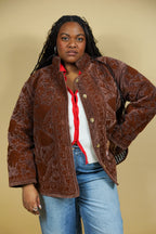 Manteau Farhaan Marron