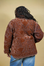 Manteau Farhaan Marron