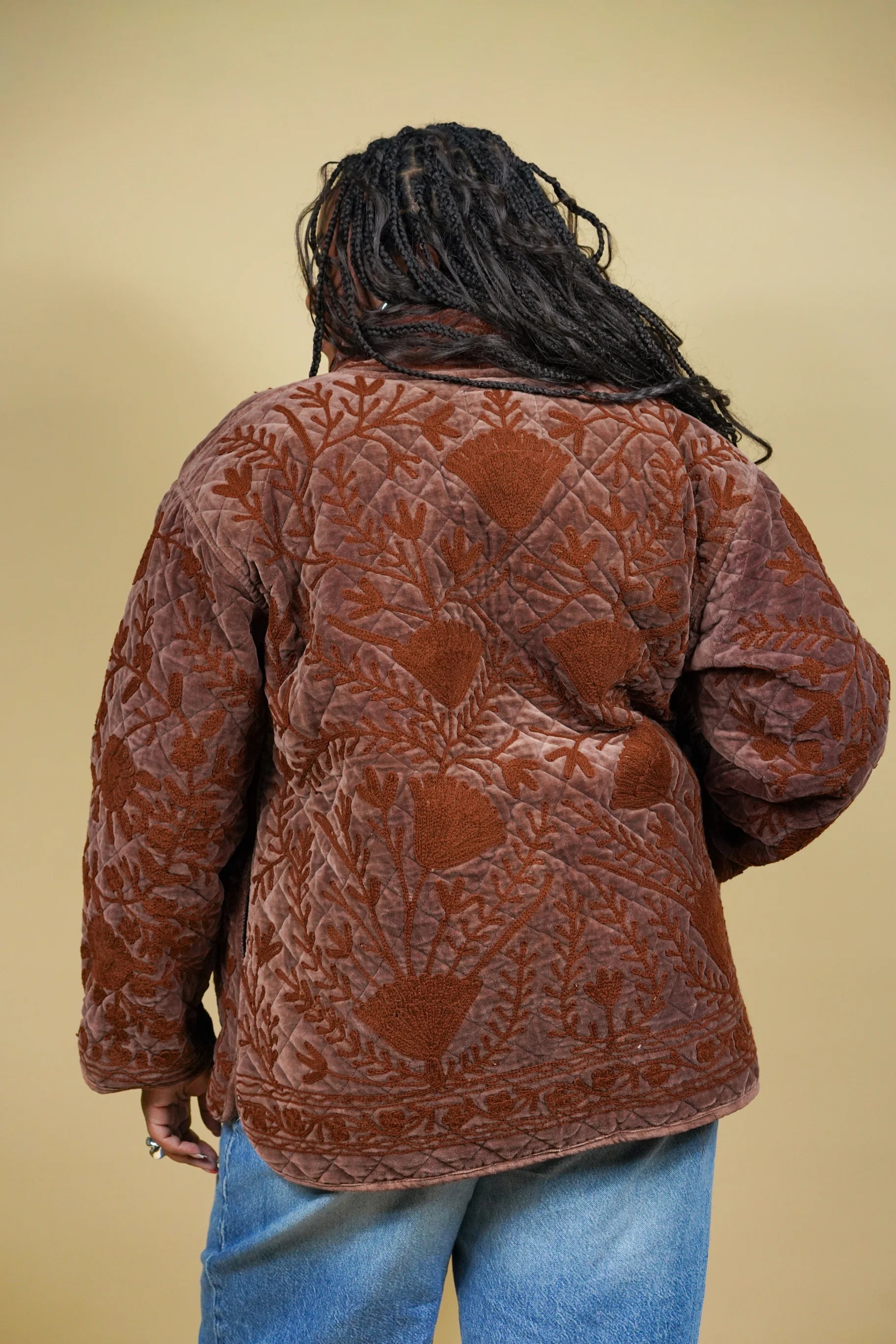 Manteau Farhaan Marron