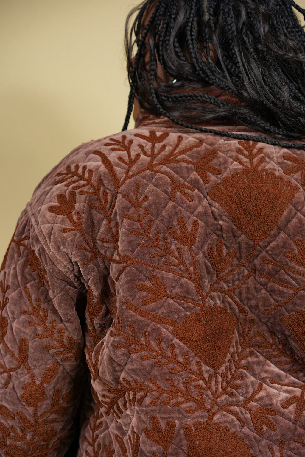Manteau Farhaan Marron