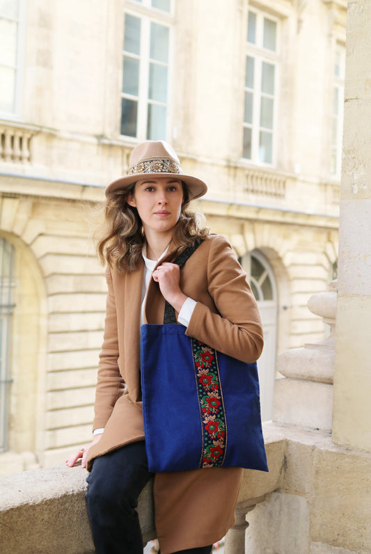 Sac Cabas Bleu Profond