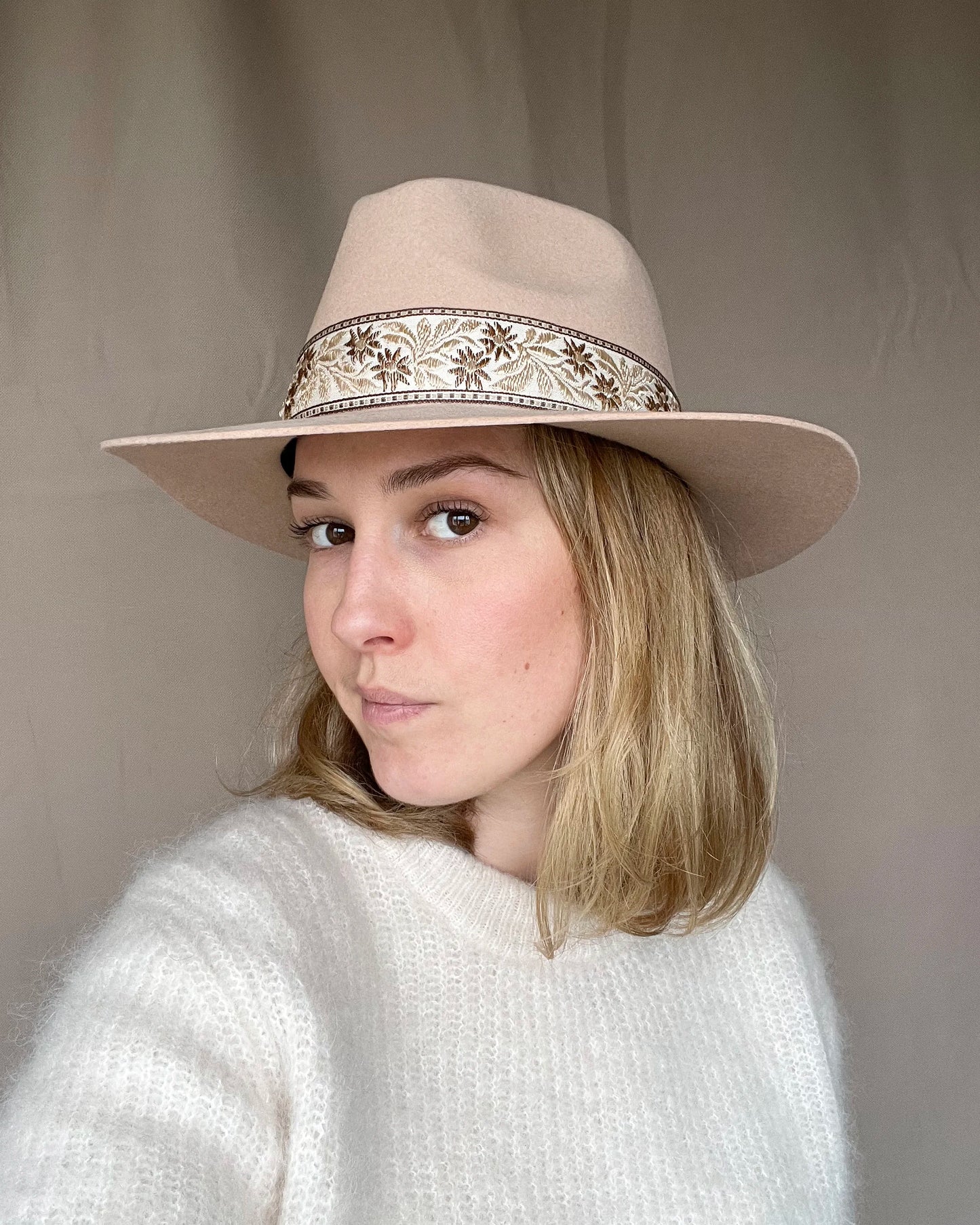 Chapeau Bohème BEIGE ROSÉ