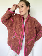 Veste Kantha Brodée Réversible — Pièce Unique N°13