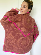 Veste Kantha Brodée Réversible — Pièce Unique N°13
