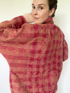 Veste Kantha Brodée Réversible — Pièce Unique N°13