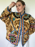 Veste Kantha Brodée Réversible — Pièce Unique N°30
