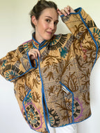 Veste Kantha Brodée Réversible — Pièce Unique N°30