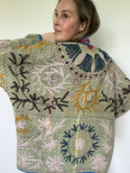 Veste Kantha Brodée Réversible — Pièce Unique N°21