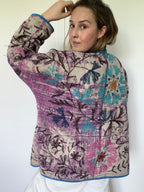 Veste Kantha Brodée Réversible — Pièce Unique N°22