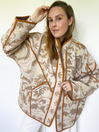 Veste Kantha Brodée Réversible — Pièce Unique N°03