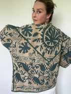 Veste Kantha Brodée Réversible — Pièce Unique N°24