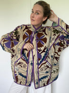 Veste Kantha Brodée Réversible — Pièce Unique N°25