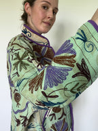 Veste Kantha Brodée Réversible — Pièce Unique N°25
