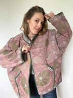 Veste Kantha Brodée Réversible — Pièce Unique N°27