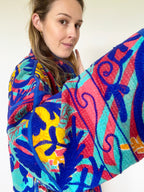 Veste Kantha Brodée Réversible — Pièce Unique N°04