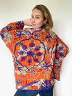 Veste Kantha Brodée Réversible — Pièce Unique N°04