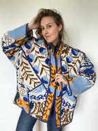 Veste Kantha Brodée Réversible — Pièce Unique N°06