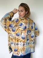 Veste Kantha Brodée Réversible — Pièce Unique N°06