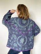 Veste Kantha Brodée Réversible — Pièce Unique N°07