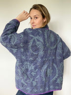 Veste Kantha Brodée Réversible — Pièce Unique N°07