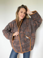 Veste Kantha Brodée Réversible — Pièce Unique N°11