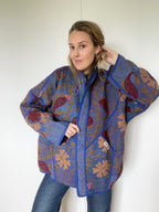 Veste Kantha Brodée Réversible — Pièce Unique N°09