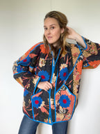 Veste Kantha Brodée Réversible — Pièce Unique N°14