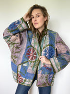 Veste Kantha Brodée Réversible — Pièce Unique N°10