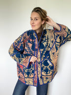 Veste Kantha Brodée Réversible — Pièce Unique N°18