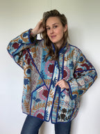 Veste Kantha Brodée Réversible — Pièce Unique N°29