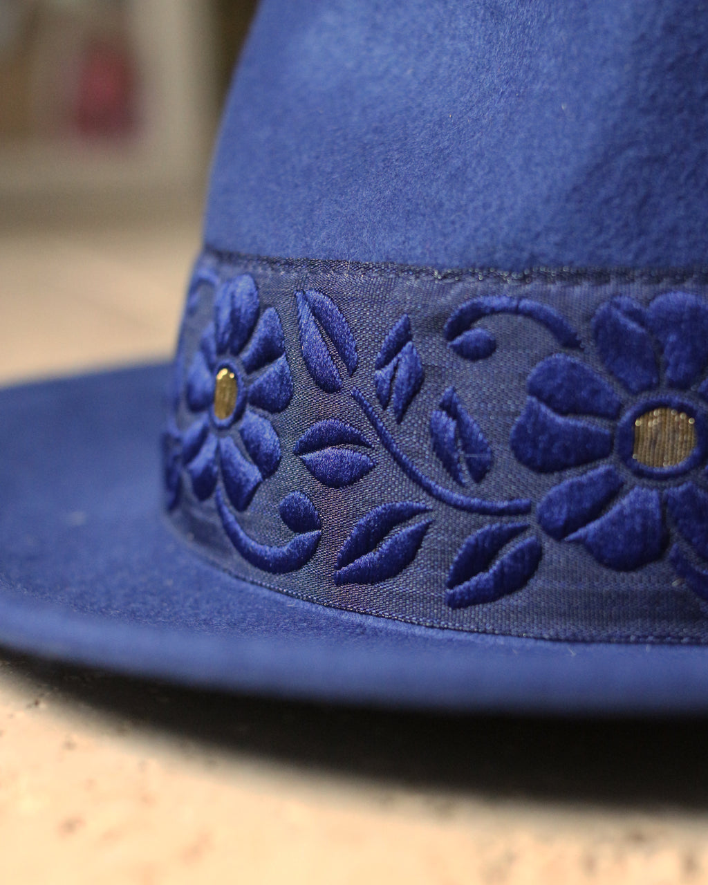 CHAPEAU ALESSANDRO Bleu marine