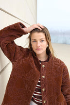 Manteau Farhaan Marron