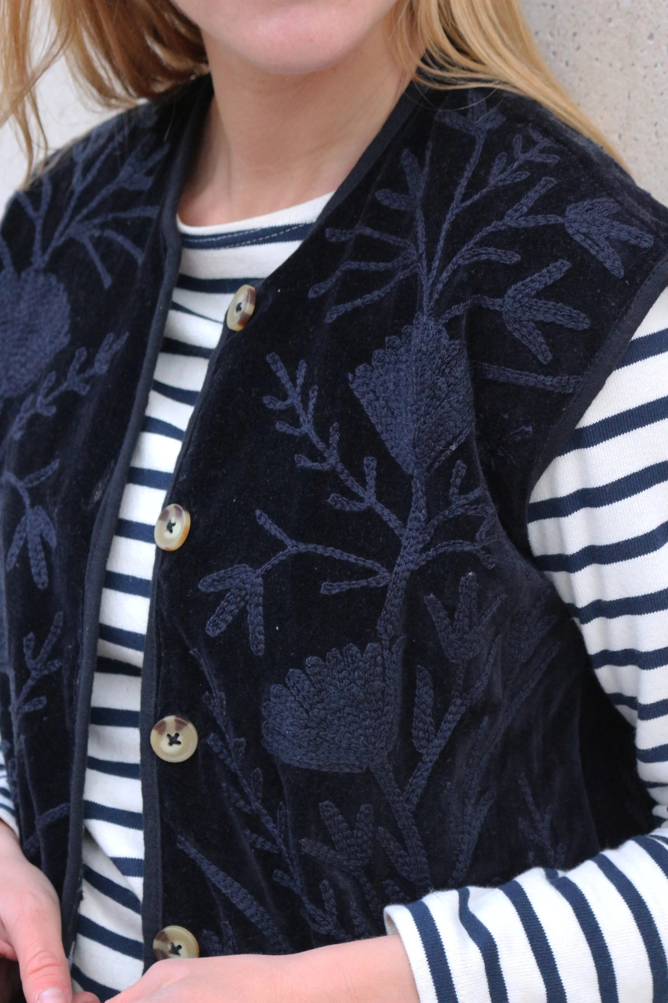 Reversible Black Vest