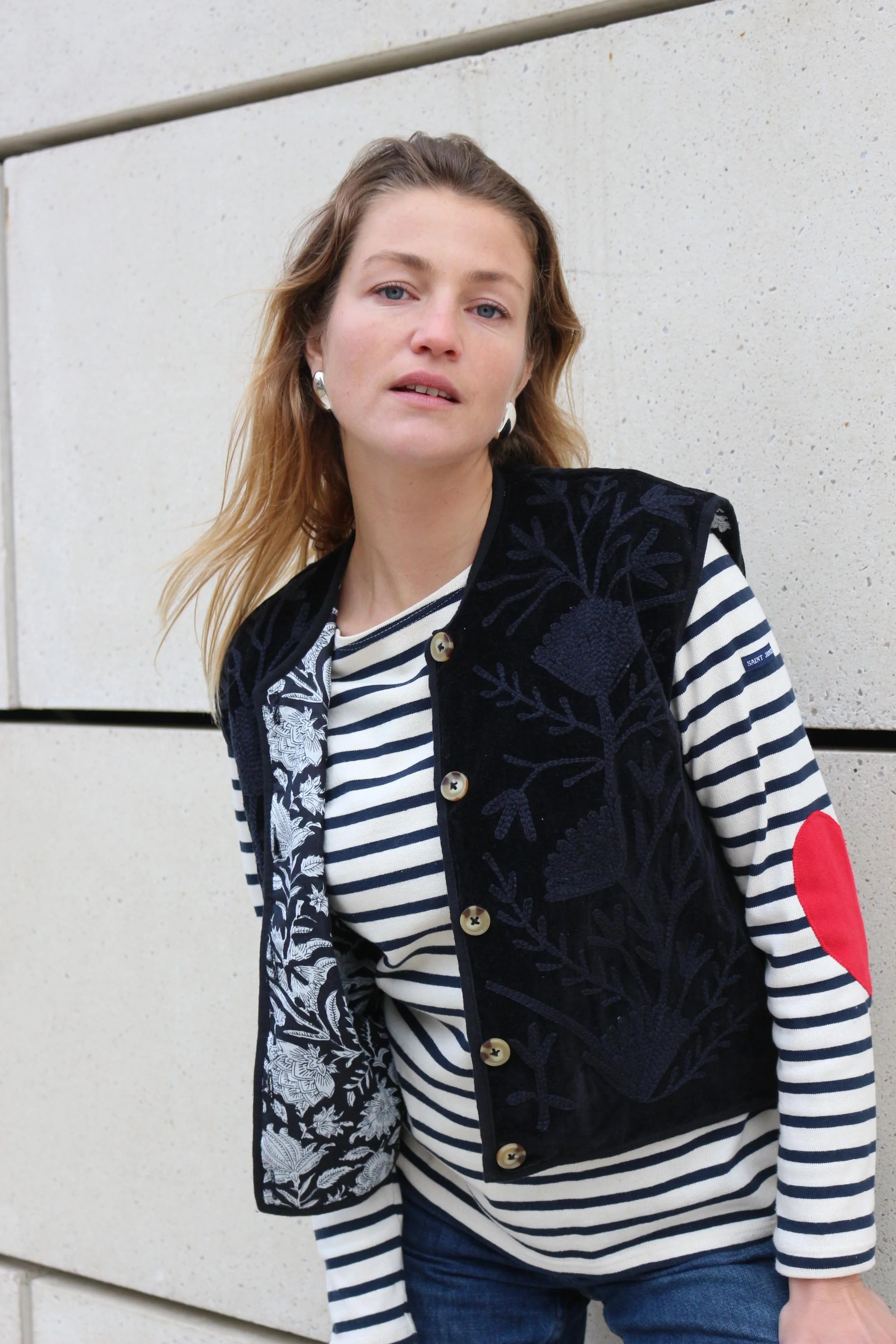 Reversible Black Vest