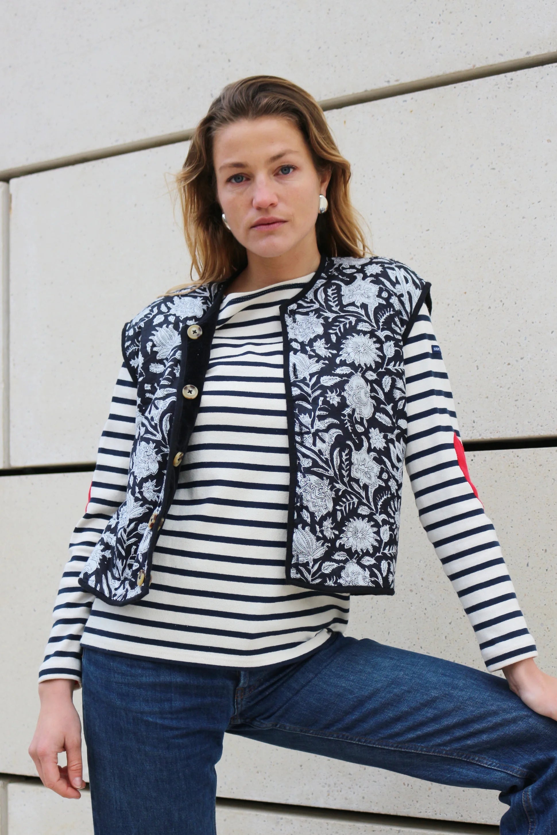 Reversible Black Vest