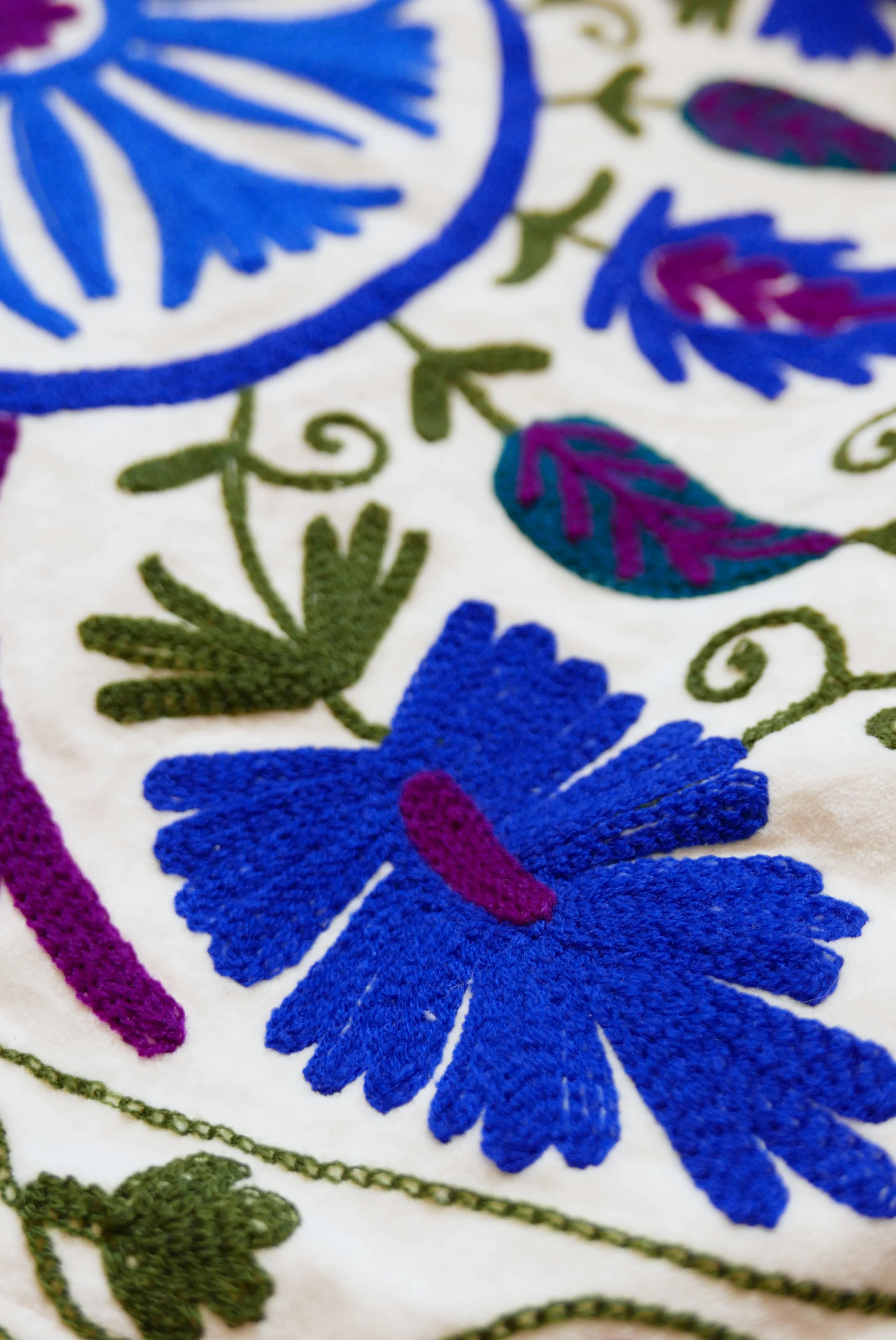 Veste Jaya Crème Bleutée