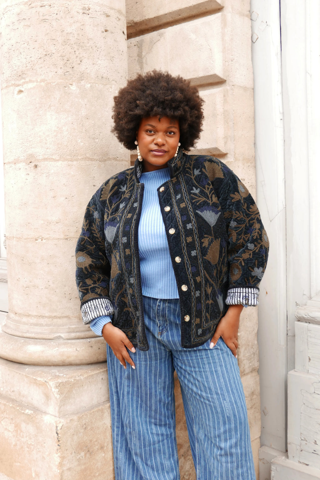 Manteau Farhaan Noir