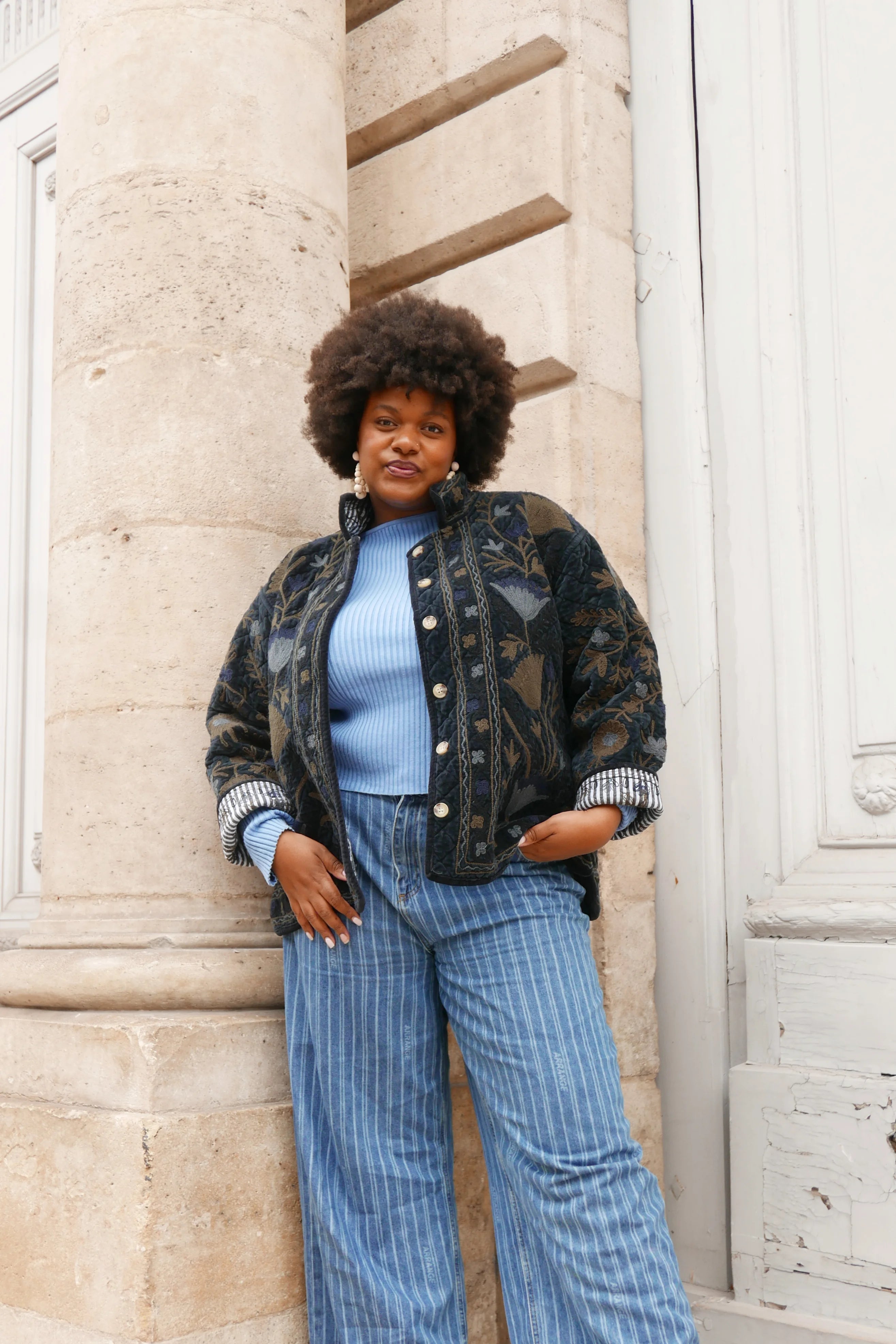 Manteau Farhaan Noir