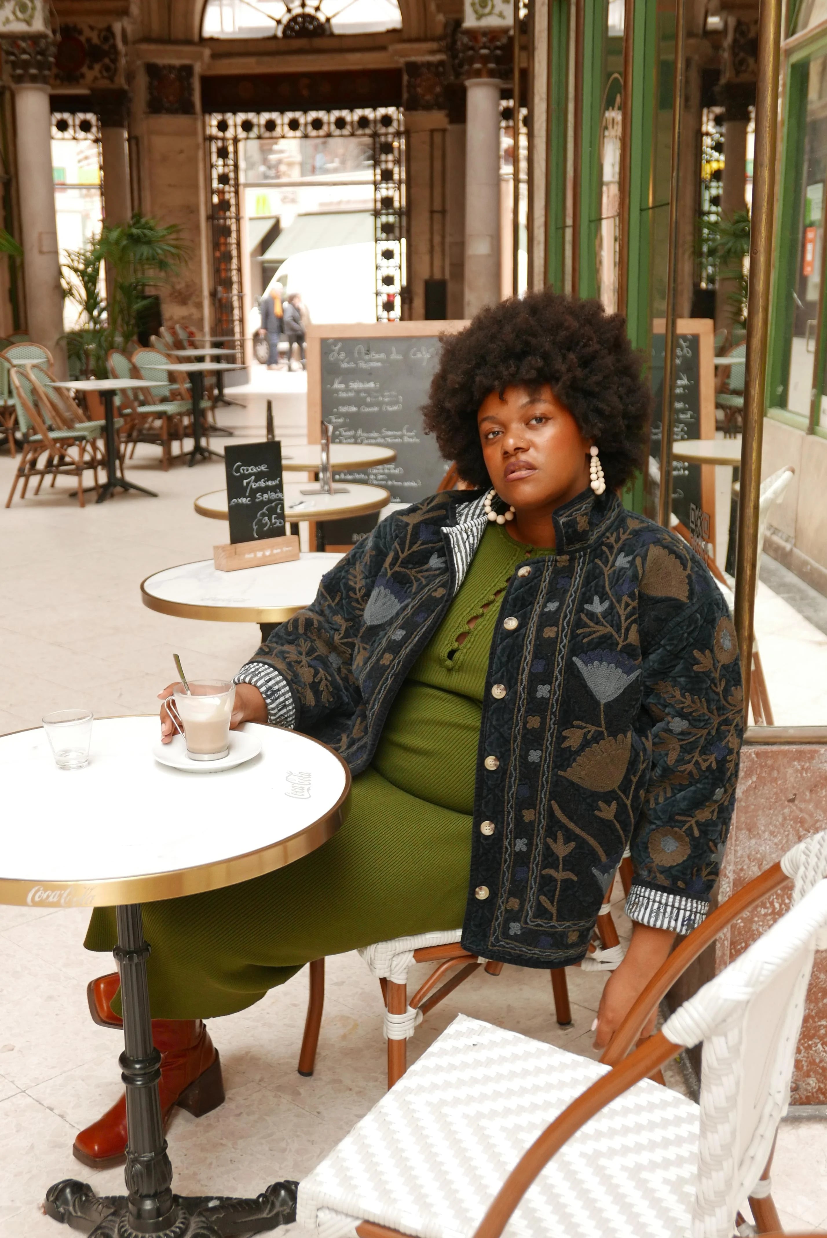 Manteau Farhaan Noir