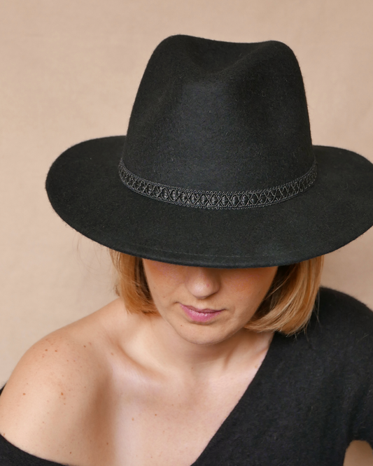 CHAPEAU ROMÉO . mini black